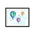 Picture of Hot Air Balloon I _GroupedProduct_Rectangle_Landscape_Mini_ _GroupedProduct_Rectangle_Landscape_Framed_Matted_