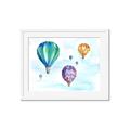 Picture of Hot Air Balloon I _GroupedProduct_Rectangle_Landscape_Mini_ _GroupedProduct_Rectangle_Landscape_Framed_Matted_