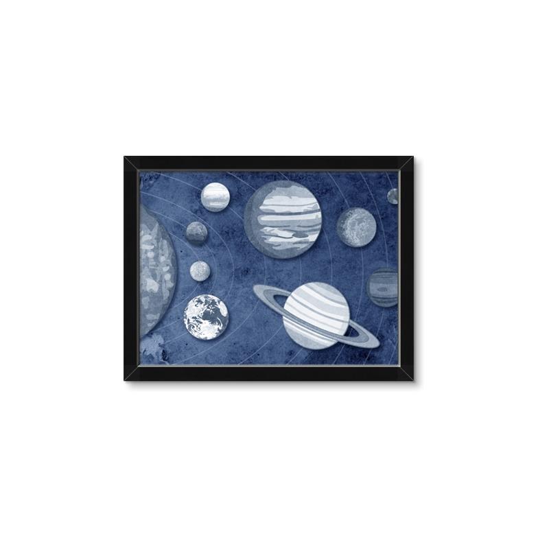 Picture of Solar System II _GroupedProduct_Rectangle_Landscape_Framed_Matted_