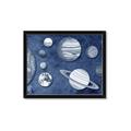 Picture of Solar System II _GroupedProduct_Rectangle_Landscape_Framed_Matted_