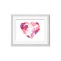 Picture of Colored Heart _GroupedProduct_Rectangle_Landscape_Mini_ _GroupedProduct_Rectangle_Landscape_Framed_Matted_