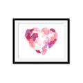Picture of Colored Heart _GroupedProduct_Rectangle_Landscape_Mini_ _GroupedProduct_Rectangle_Landscape_Framed_Matted_