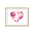 Picture of Colored Heart _GroupedProduct_Rectangle_Landscape_Mini_ _GroupedProduct_Rectangle_Landscape_Framed_Matted_