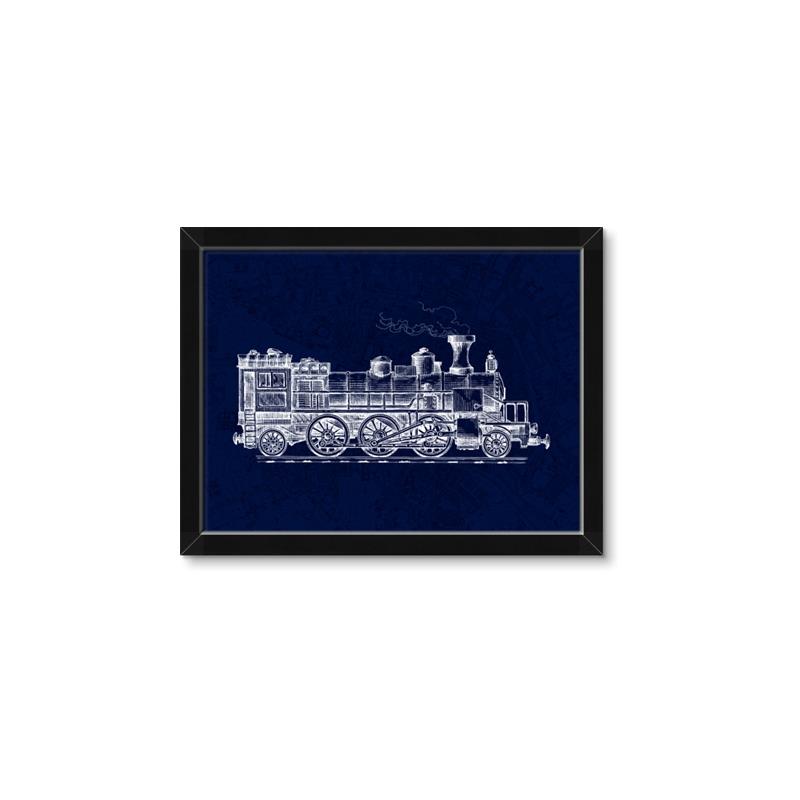 Picture of Train Collectors I _GroupedProduct_Rectangle_Landscape_Mini_ _GroupedProduct_Rectangle_Landscape_Framed_Matted_