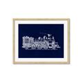 Picture of Train Collectors I _GroupedProduct_Rectangle_Landscape_Mini_ _GroupedProduct_Rectangle_Landscape_Framed_Matted_