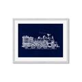 Picture of Train Collectors I _GroupedProduct_Rectangle_Landscape_Mini_ _GroupedProduct_Rectangle_Landscape_Framed_Matted_