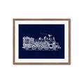 Picture of Train Collectors I _GroupedProduct_Rectangle_Landscape_Mini_ _GroupedProduct_Rectangle_Landscape_Framed_Matted_