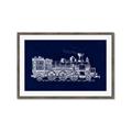 Picture of Train Collectors I _GroupedProduct_Rectangle_Landscape_Mini_ _GroupedProduct_Rectangle_Landscape_Framed_Matted_