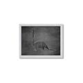 Picture of Geo Dino II Black  _GroupedProduct_Rectangle_Landscape_Mini_ _GroupedProduct_Rectangle_Landscape_Framed_Matted_