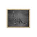 Picture of Geo Dino II Black  _GroupedProduct_Rectangle_Landscape_Mini_ _GroupedProduct_Rectangle_Landscape_Framed_Matted_