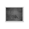 Picture of Geo Dino II Black  _GroupedProduct_Rectangle_Landscape_Mini_ _GroupedProduct_Rectangle_Landscape_Framed_Matted_