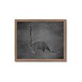 Picture of Geo Dino II Black  _GroupedProduct_Rectangle_Landscape_Mini_ _GroupedProduct_Rectangle_Landscape_Framed_Matted_