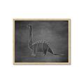 Picture of Geo Dino II Black  _GroupedProduct_Rectangle_Landscape_Mini_ _GroupedProduct_Rectangle_Landscape_Framed_Matted_