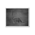 Picture of Geo Dino II Black  _GroupedProduct_Rectangle_Landscape_Mini_ _GroupedProduct_Rectangle_Landscape_Framed_Matted_