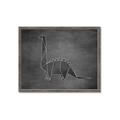 Picture of Geo Dino II Black  _GroupedProduct_Rectangle_Landscape_Mini_ _GroupedProduct_Rectangle_Landscape_Framed_Matted_