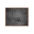 Picture of Geo Dino II Black  _GroupedProduct_Rectangle_Landscape_Mini_ _GroupedProduct_Rectangle_Landscape_Framed_Matted_