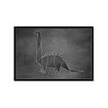 Picture of Geo Dino II Black  _GroupedProduct_Rectangle_Landscape_Mini_ _GroupedProduct_Rectangle_Landscape_Framed_Matted_
