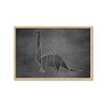 Picture of Geo Dino II Black  _GroupedProduct_Rectangle_Landscape_Mini_ _GroupedProduct_Rectangle_Landscape_Framed_Matted_