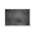 Picture of Geo Dino II Black  _GroupedProduct_Rectangle_Landscape_Mini_ _GroupedProduct_Rectangle_Landscape_Framed_Matted_