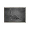 Picture of Geo Dino II Black  _GroupedProduct_Rectangle_Landscape_Mini_ _GroupedProduct_Rectangle_Landscape_Framed_Matted_
