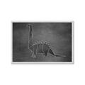 Picture of Geo Dino II Black  _GroupedProduct_Rectangle_Landscape_Mini_ _GroupedProduct_Rectangle_Landscape_Framed_Matted_
