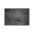 Picture of Geo Dino II Black  _GroupedProduct_Rectangle_Landscape_Mini_ _GroupedProduct_Rectangle_Landscape_Framed_Matted_