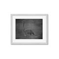 Picture of Geo Dino II Black  _GroupedProduct_Rectangle_Landscape_Mini_ _GroupedProduct_Rectangle_Landscape_Framed_Matted_