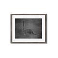 Picture of Geo Dino II Black  _GroupedProduct_Rectangle_Landscape_Mini_ _GroupedProduct_Rectangle_Landscape_Framed_Matted_
