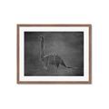Picture of Geo Dino II Black  _GroupedProduct_Rectangle_Landscape_Mini_ _GroupedProduct_Rectangle_Landscape_Framed_Matted_