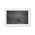 Picture of Geo Dino II Black  _GroupedProduct_Rectangle_Landscape_Mini_ _GroupedProduct_Rectangle_Landscape_Framed_Matted_
