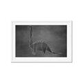 Picture of Geo Dino II Black  _GroupedProduct_Rectangle_Landscape_Mini_ _GroupedProduct_Rectangle_Landscape_Framed_Matted_