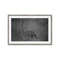 Picture of Geo Dino II Black  _GroupedProduct_Rectangle_Landscape_Mini_ _GroupedProduct_Rectangle_Landscape_Framed_Matted_