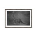 Picture of Geo Dino II Black  _GroupedProduct_Rectangle_Landscape_Mini_ _GroupedProduct_Rectangle_Landscape_Framed_Matted_