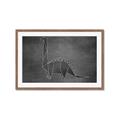Picture of Geo Dino II Black  _GroupedProduct_Rectangle_Landscape_Mini_ _GroupedProduct_Rectangle_Landscape_Framed_Matted_