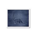 Picture of Geo Dino II    _GroupedProduct_Rectangle_Landscape_Mini_ _GroupedProduct_Rectangle_Landscape_Framed_Matted_