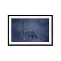 Picture of Geo Dino II    _GroupedProduct_Rectangle_Landscape_Mini_ _GroupedProduct_Rectangle_Landscape_Framed_Matted_