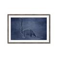 Picture of Geo Dino II    _GroupedProduct_Rectangle_Landscape_Mini_ _GroupedProduct_Rectangle_Landscape_Framed_Matted_