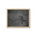 Picture of Geo Dino I Black  _GroupedProduct_Rectangle_Landscape_Mini_ _GroupedProduct_Rectangle_Landscape_Framed_Matted_