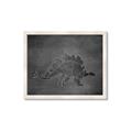 Picture of Geo Dino I Black  _GroupedProduct_Rectangle_Landscape_Mini_ _GroupedProduct_Rectangle_Landscape_Framed_Matted_