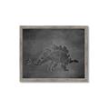 Picture of Geo Dino I Black  _GroupedProduct_Rectangle_Landscape_Mini_ _GroupedProduct_Rectangle_Landscape_Framed_Matted_