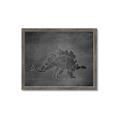 Picture of Geo Dino I Black  _GroupedProduct_Rectangle_Landscape_Mini_ _GroupedProduct_Rectangle_Landscape_Framed_Matted_