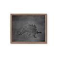 Picture of Geo Dino I Black  _GroupedProduct_Rectangle_Landscape_Mini_ _GroupedProduct_Rectangle_Landscape_Framed_Matted_
