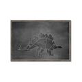 Picture of Geo Dino I Black  _GroupedProduct_Rectangle_Landscape_Mini_ _GroupedProduct_Rectangle_Landscape_Framed_Matted_