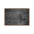 Picture of Geo Dino I Black  _GroupedProduct_Rectangle_Landscape_Mini_ _GroupedProduct_Rectangle_Landscape_Framed_Matted_