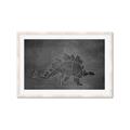 Picture of Geo Dino I Black  _GroupedProduct_Rectangle_Landscape_Mini_ _GroupedProduct_Rectangle_Landscape_Framed_Matted_
