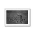 Picture of Geo Dino I Black  _GroupedProduct_Rectangle_Landscape_Mini_ _GroupedProduct_Rectangle_Landscape_Framed_Matted_