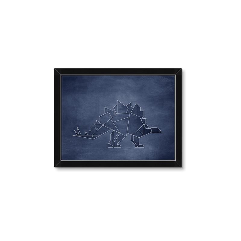 Picture of Geo Dino I  _GroupedProduct_Rectangle_Landscape_Mini_ _GroupedProduct_Rectangle_Landscape_Framed_Matted_