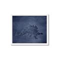 Picture of Geo Dino I  _GroupedProduct_Rectangle_Landscape_Mini_ _GroupedProduct_Rectangle_Landscape_Framed_Matted_