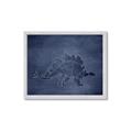 Picture of Geo Dino I  _GroupedProduct_Rectangle_Landscape_Mini_ _GroupedProduct_Rectangle_Landscape_Framed_Matted_