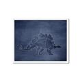 Picture of Geo Dino I  _GroupedProduct_Rectangle_Landscape_Mini_ _GroupedProduct_Rectangle_Landscape_Framed_Matted_